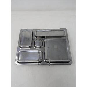 PlanetBox ROVER Classic Stainless Steel Bento Lunch Box with 5 Compartments